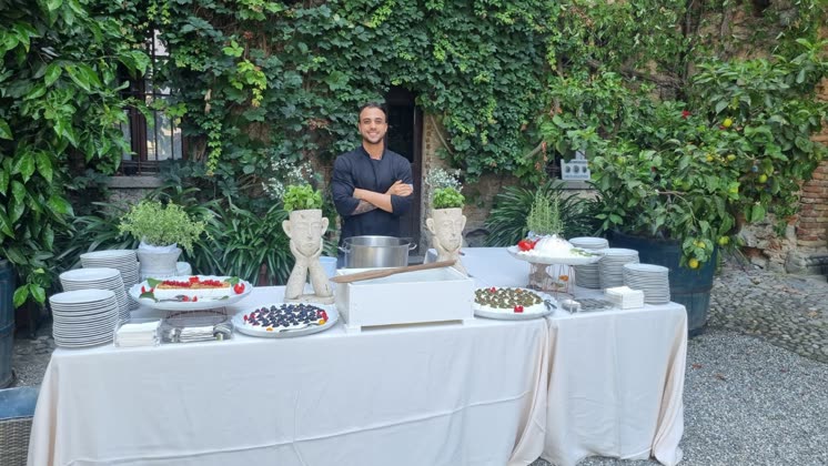 Buffet allestito per un evento